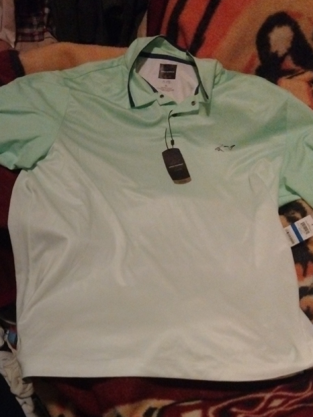Classic Men's Mint Polo Shirt - Performance Short Sleeve By REG NORMAN.XL. New